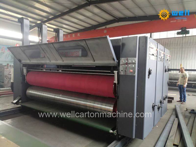 4 colors corrugated carton flexo printing machine