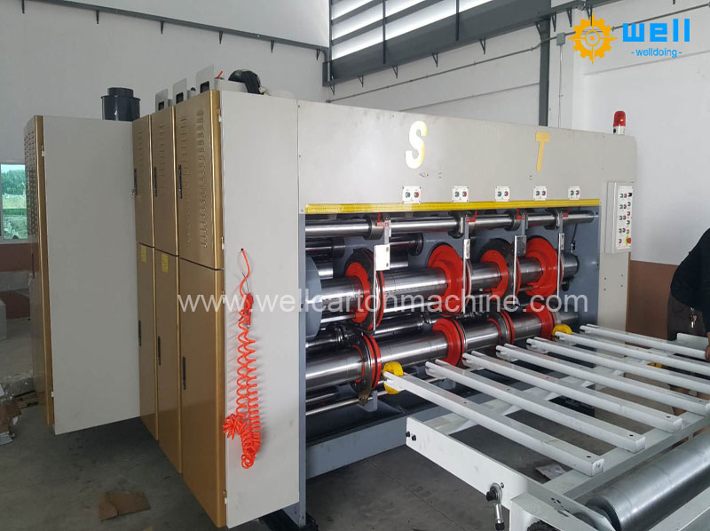 4 colors corrugated carton flexo printing machine