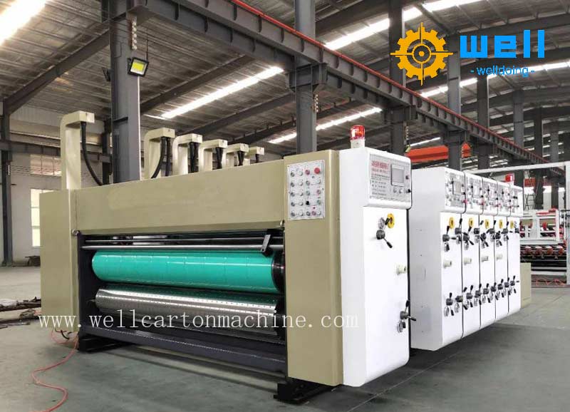 4 colors corrugated carton flexo printing machine