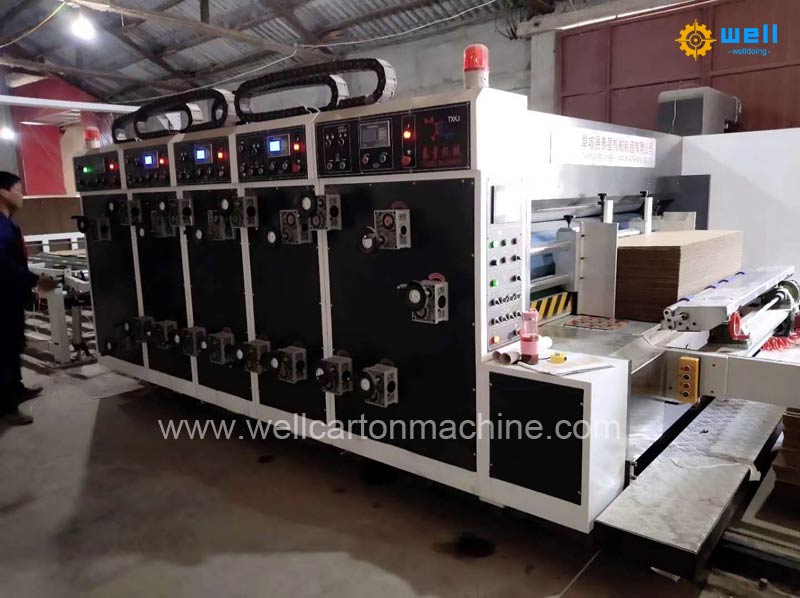 egg corrugated carton box packing printing machine