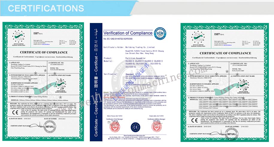 China Carton Box Partition Assembler Equipment