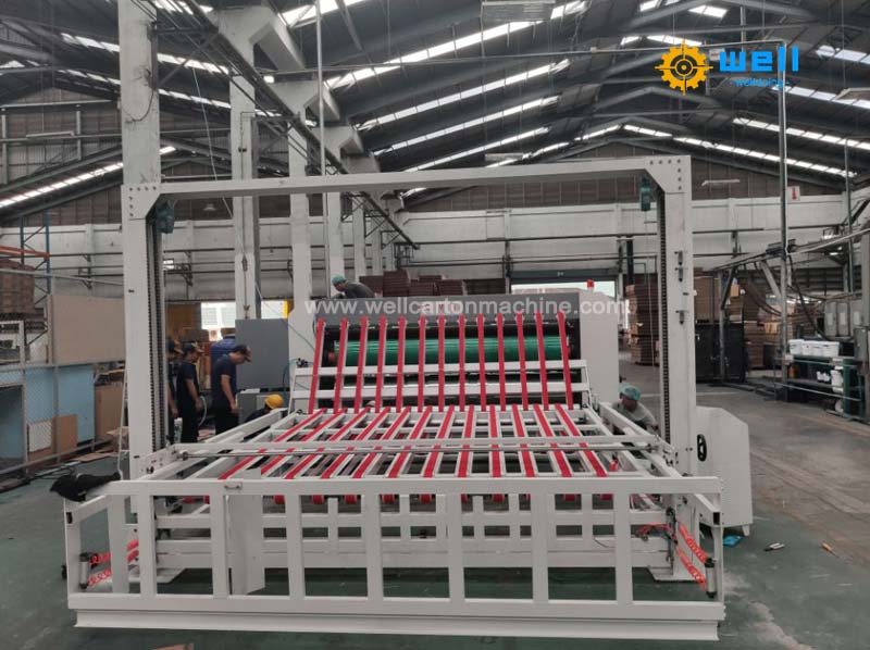 Printing and stacking machine