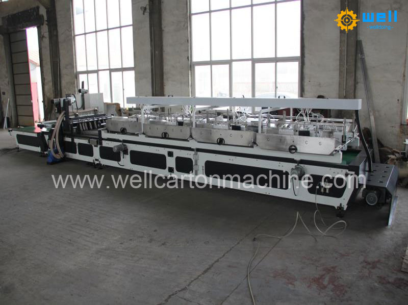 Egg box automatic partition assembler machine