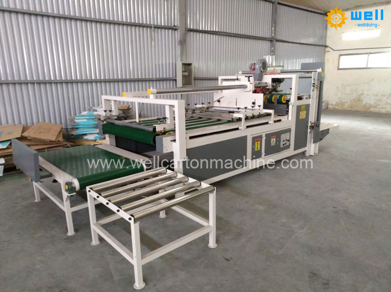 How to produce High quality corrugated Board with semi-automatic floder gluer machine