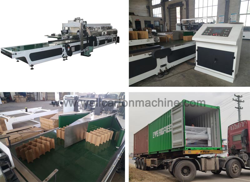 Automatic cardboard assemble partition machine price