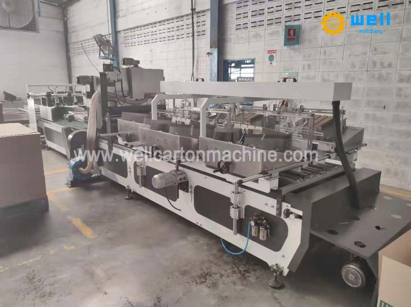 Automatic partition assembly machine starting up in Thailand