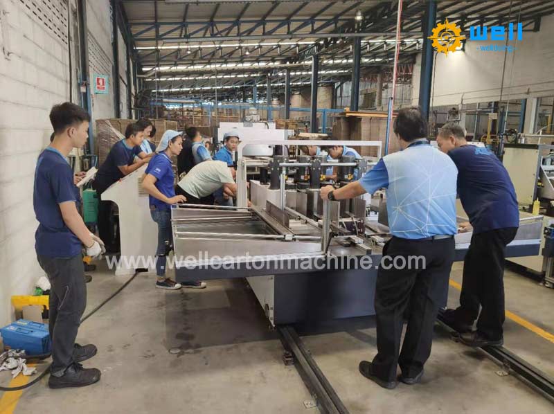Beer box partition assembly machine