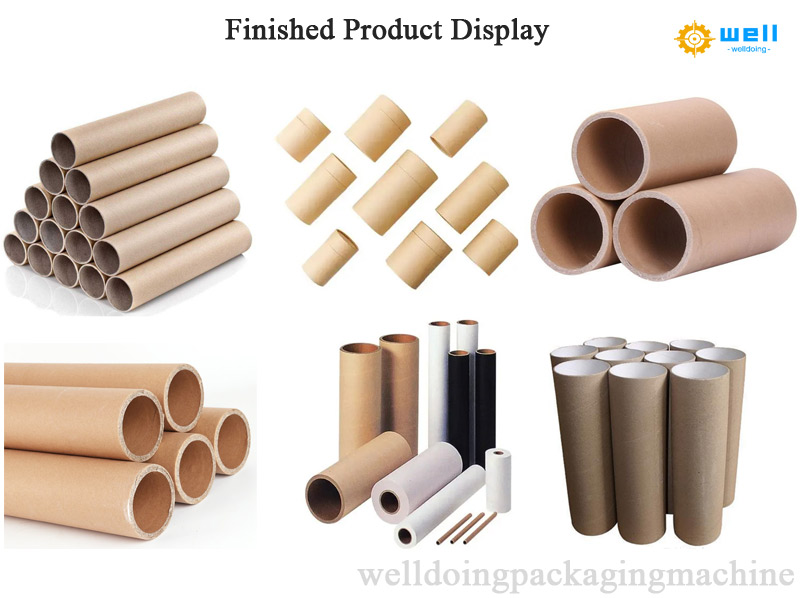 Automatic paper tube making machine Automatic paper tube making machine