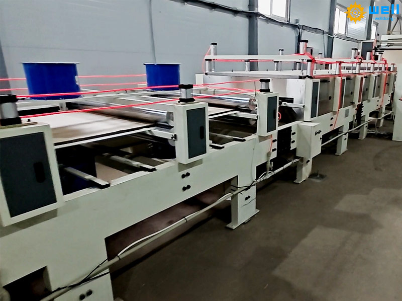 Automatic composite hardboard production line Automatic composite hardboard production line