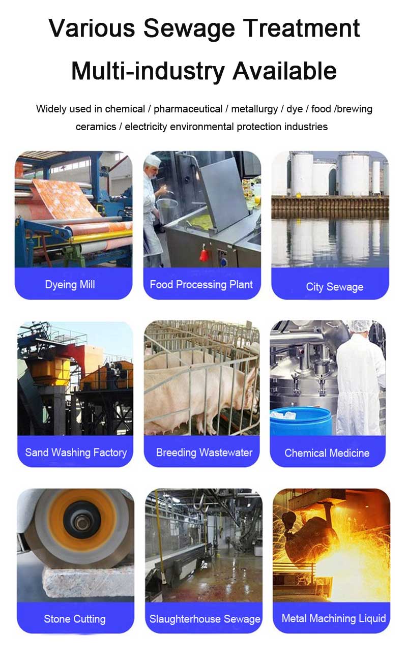 Sewage treatment equipment industry advantages
