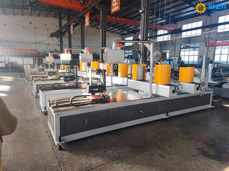 Multi knife cutting kraft paper tube machine China Multi knife cutting kraft paper tube machine China