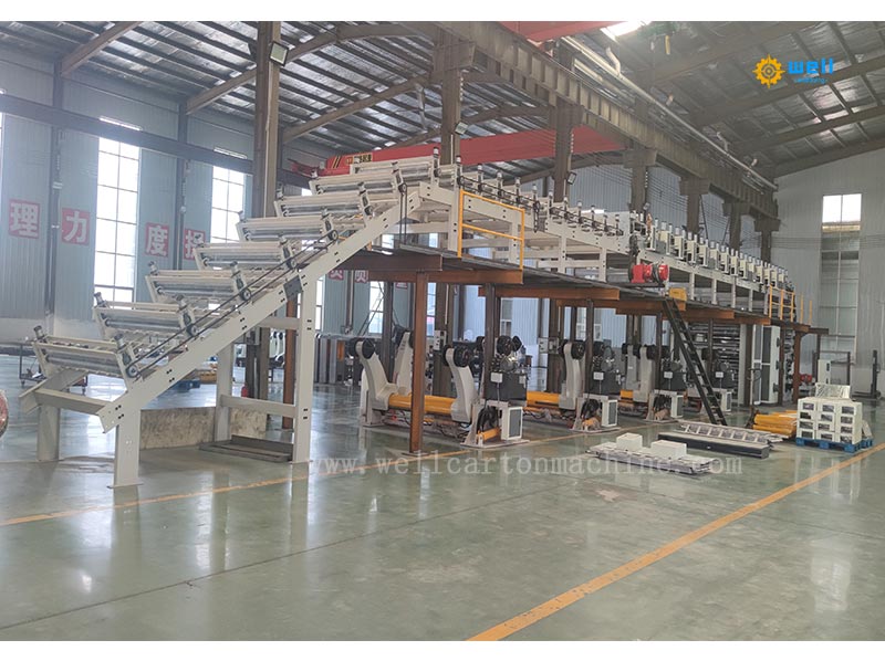 High speed automatic hardboard production line