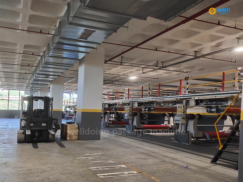 High speed automatic hardboard production line