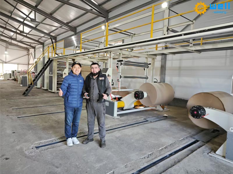 Hardboard production line