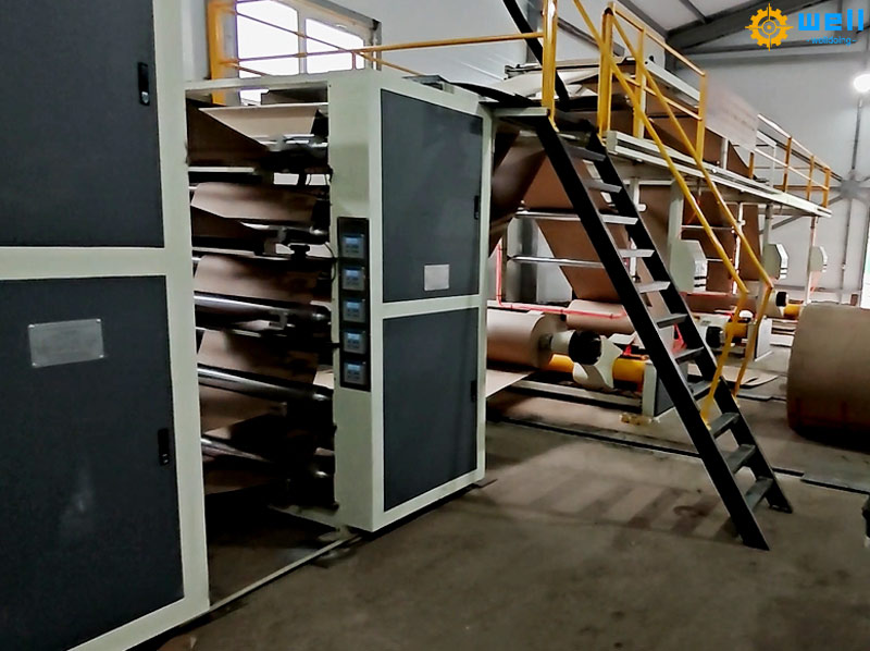 Hardboard production line