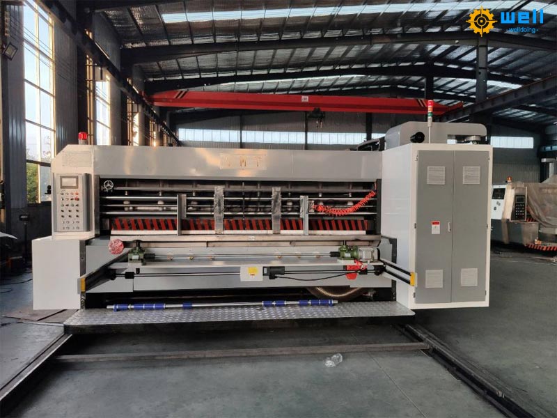 Multicolor carton flexo printer slotter die cutter machine