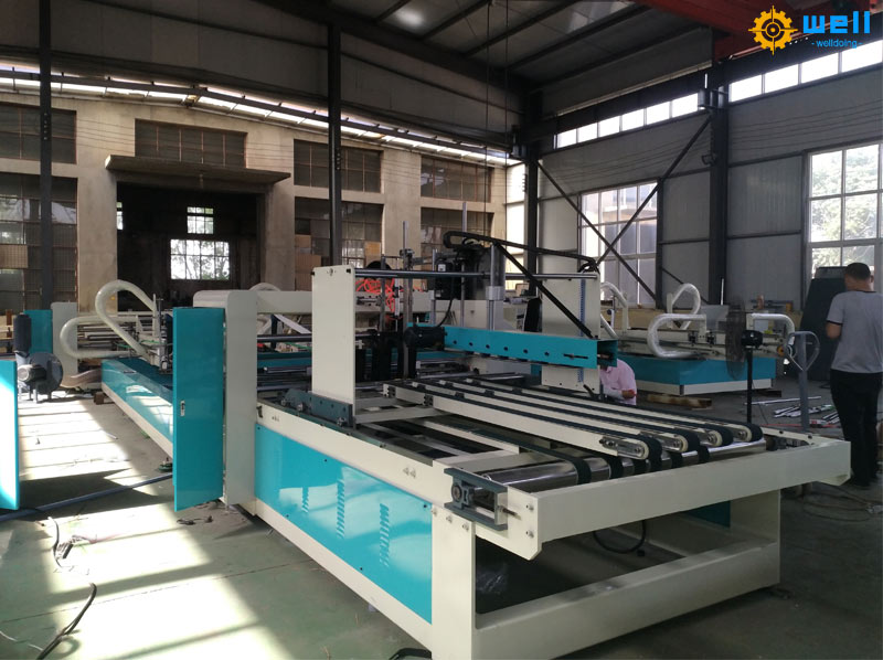 Auto corrugated carton box folder gluer equipment China