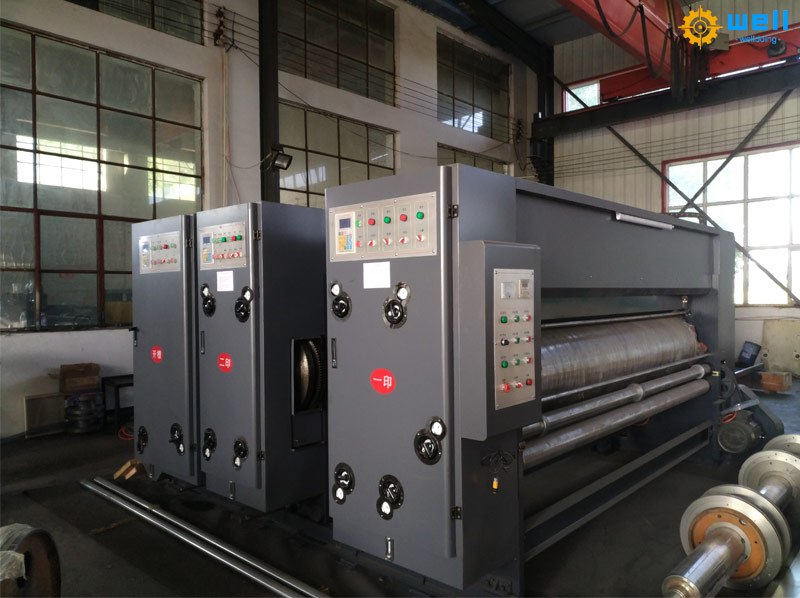 high speed automatic carton gluing folding machine