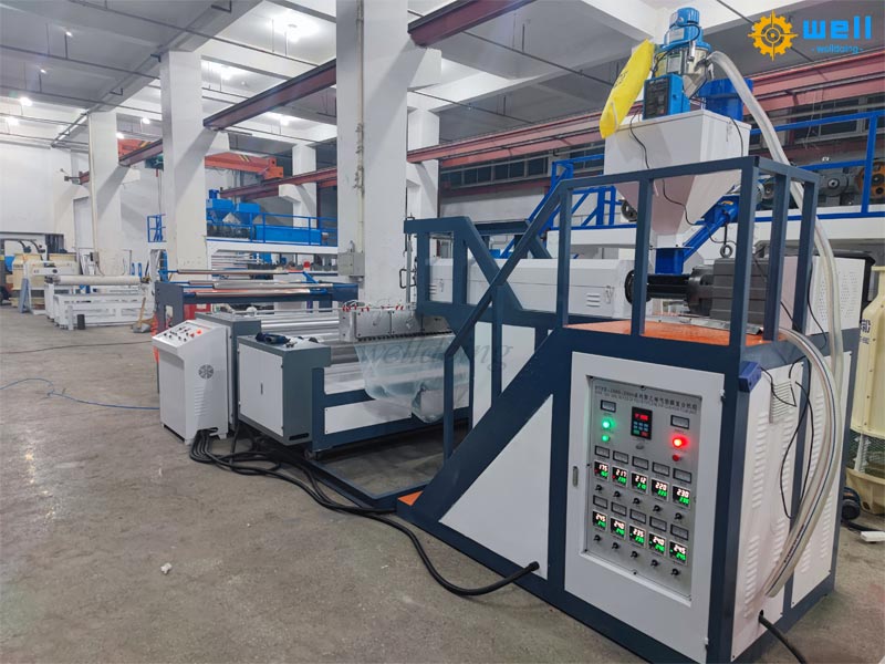 Automatic plastic air bubble film making machine Automatic plastic air bubble film making machine