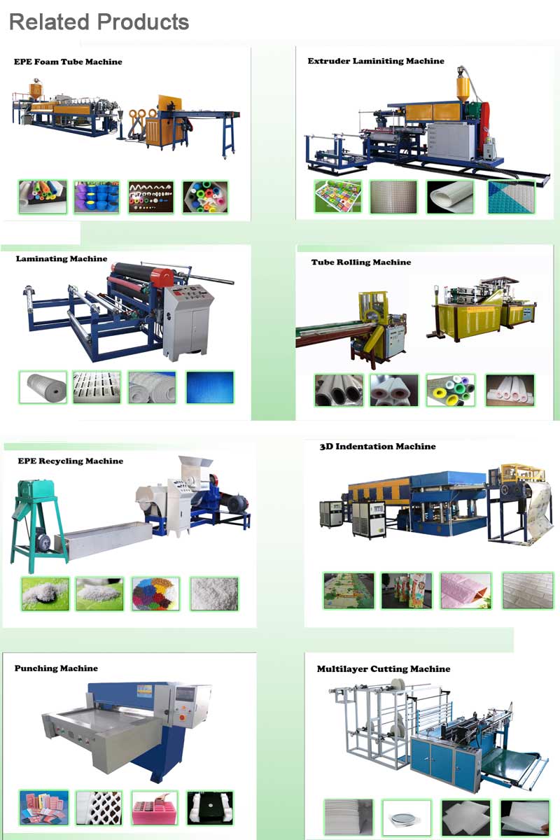EPE foam plastic pipe machine