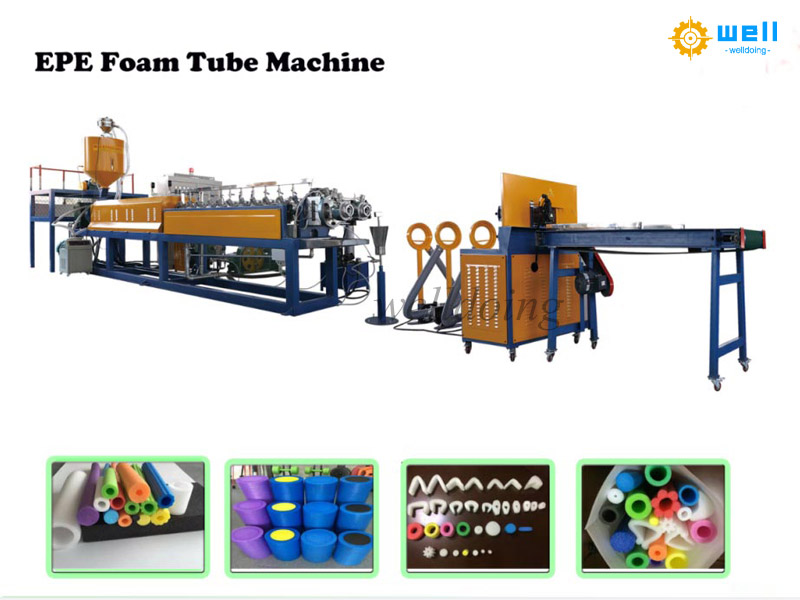 EPE foam plastic pipe machine