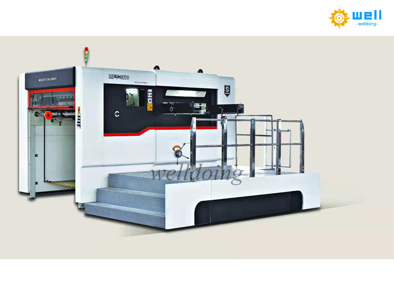 Automatic die cutting with stripping machine