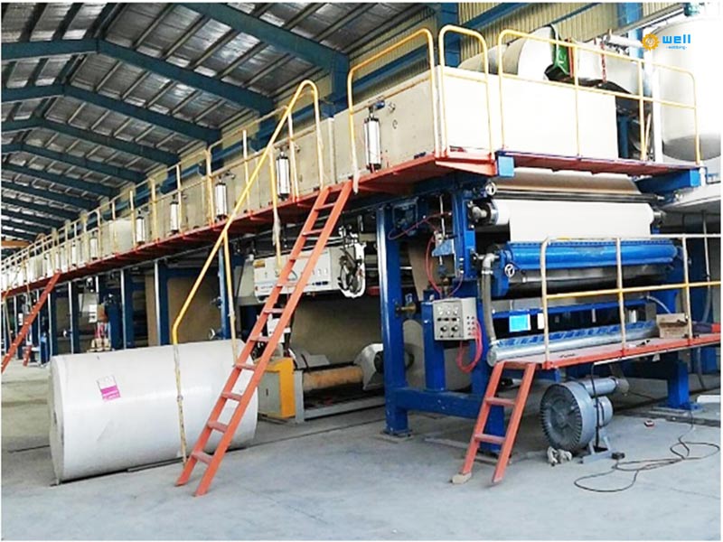 Air knife coating machine paper coating plant