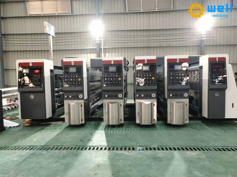 5 color flexo printer slotting die cutting machine 5 color flexo printer slotting die cutting machine