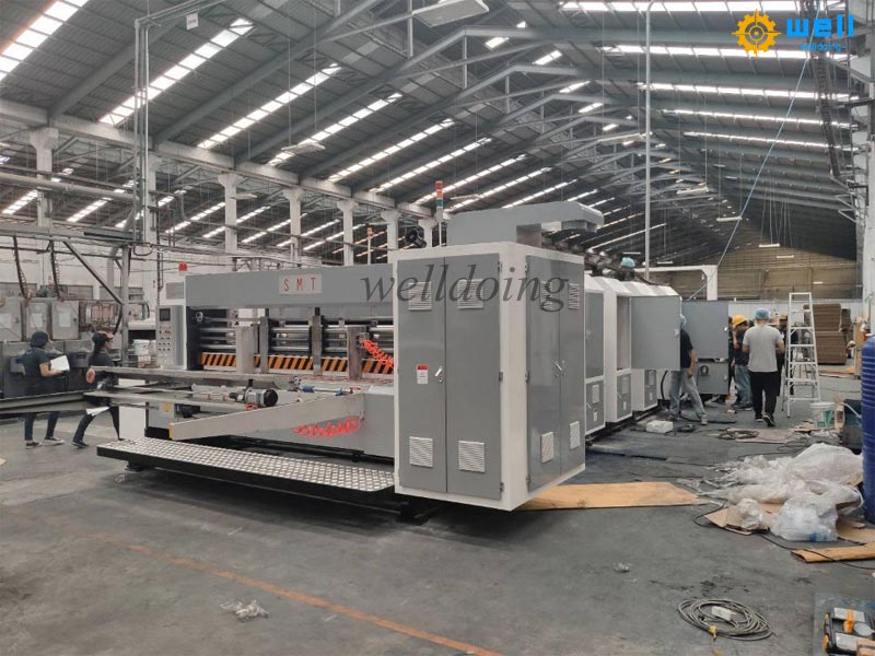 Full automatic corrugated box flexo printer slotter die cutter machine Full automatic corrugated box flexo printer slotter die cutter machine