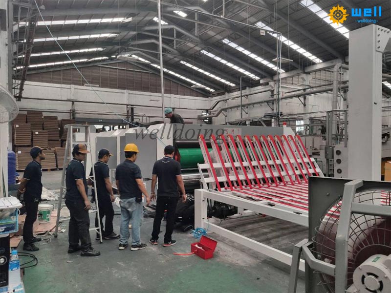 Full automatic corrugated box flexo printer slotter die cutter machine Full automatic corrugated box flexo printer slotter die cutter machine