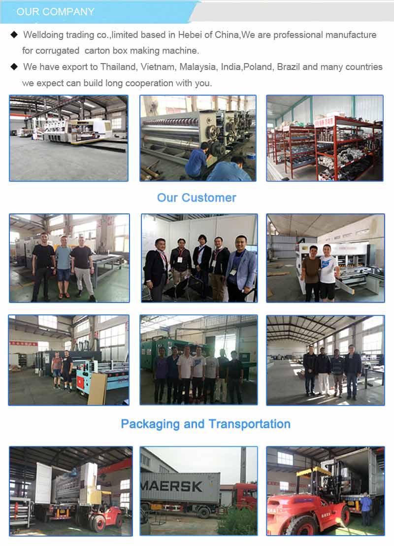 Chain Feed Flexo Printer Slotter Die Cutter Machine with Stacker Chain Feed Flexo Printer Slotter Die Cutter Machine with Stacker