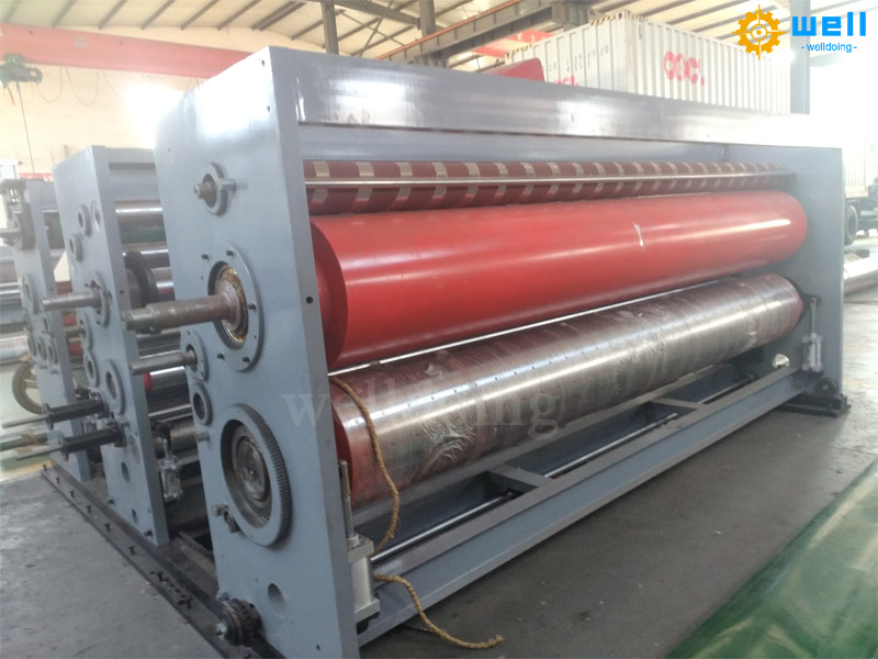 Heavy duty paperboard semi-automatic chain printing machine