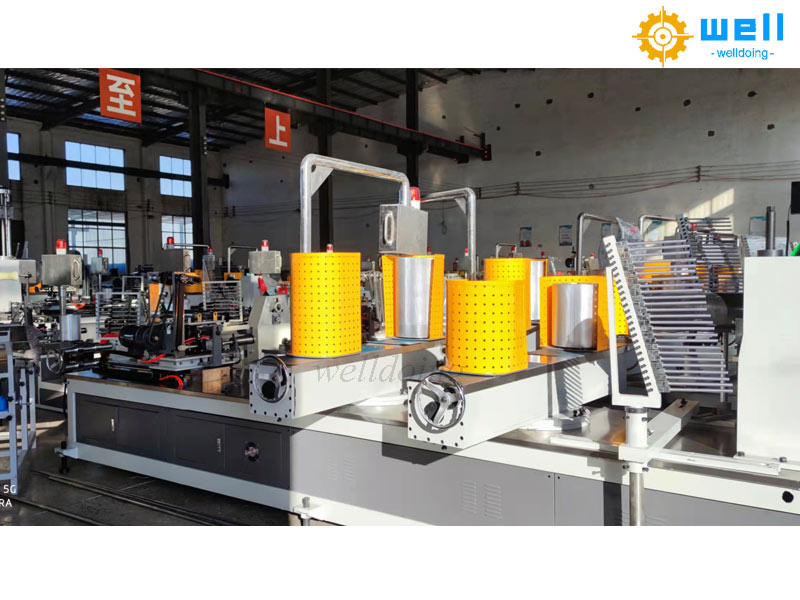 Three-heads multi cutters paper tube forming machine