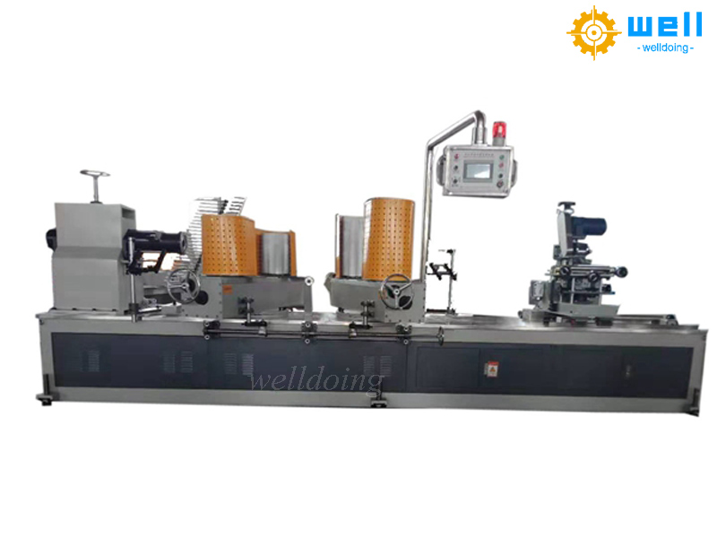 Three-heads multi cutters paper tube forming machine