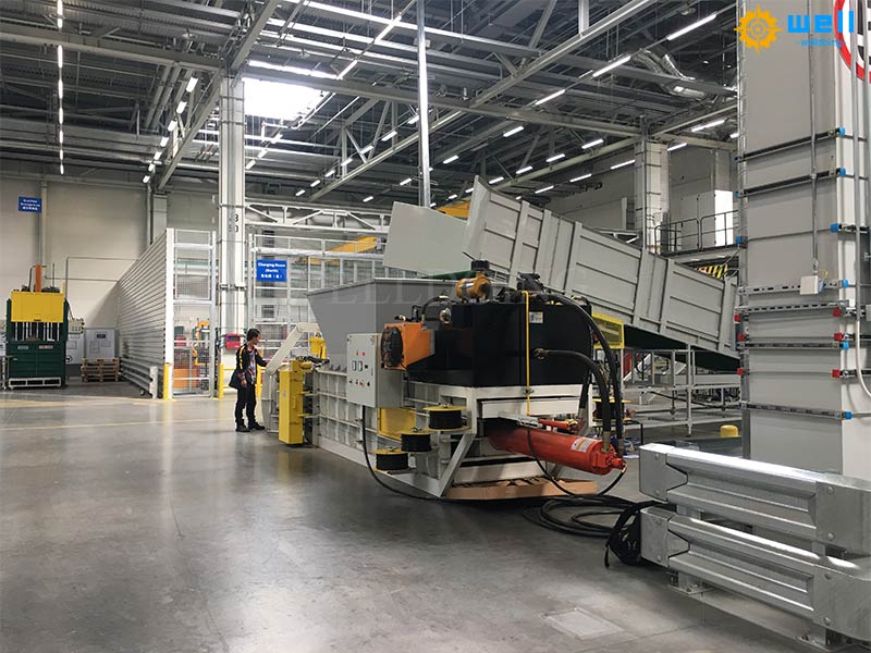 Horizontal Waste Paper Baler Machine