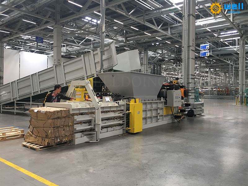 Horizontal Waste Paper Baler Machine Horizontal Waste Paper Baler Machine