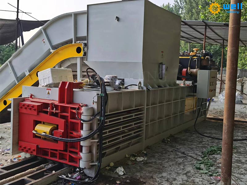 Horizontal Waste Paper Baler Machine Horizontal Waste Paper Baler Machine