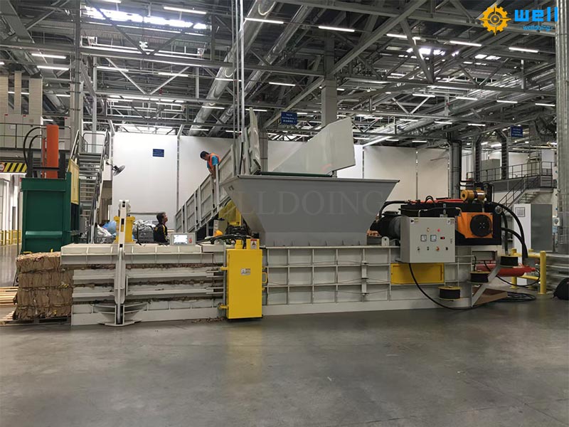 Horizontal Waste Paper Baler Machine Horizontal Waste Paper Baler Machine