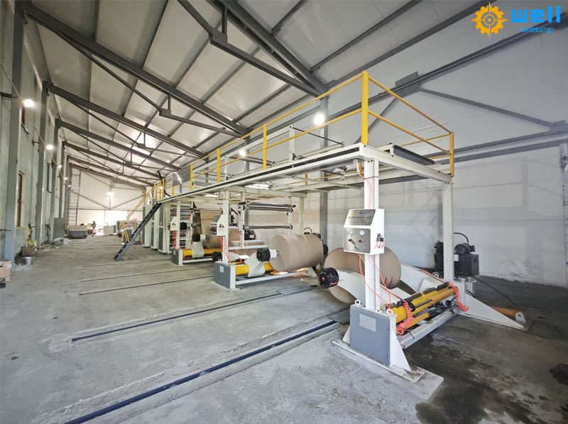 Grey board paper composite production line