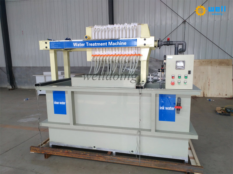 Automatic printing sewage treatment machine