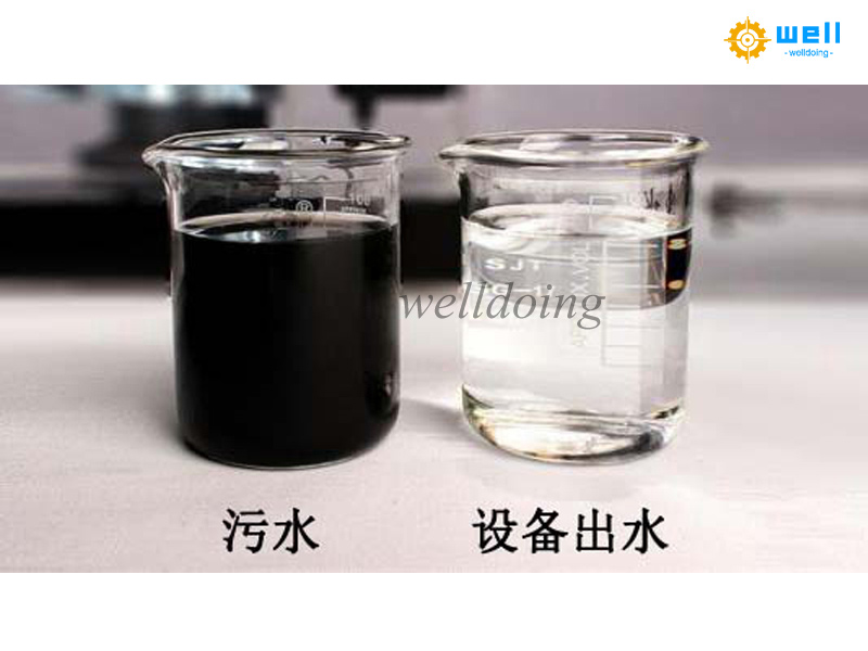 Automatic printing sewage treatment machine