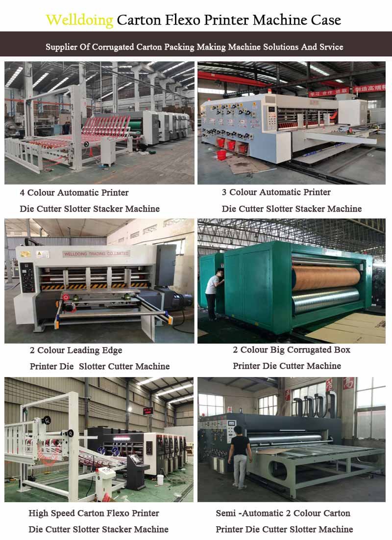 High-speed cardboard ink printing slotting machine