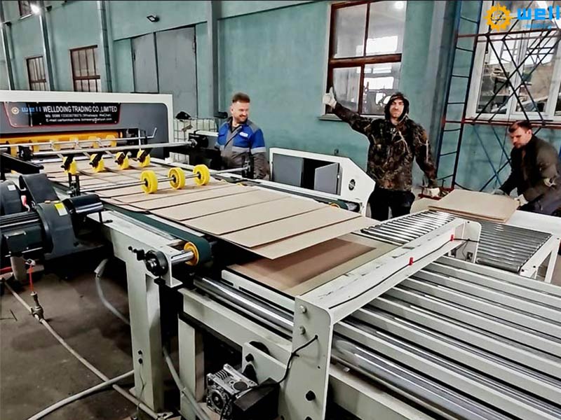 Advantages of the grey cardboard production line