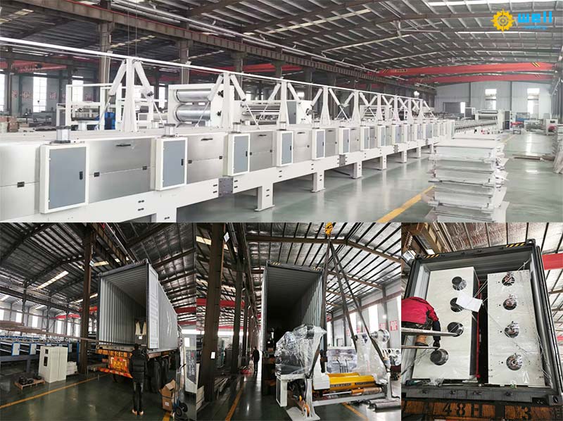 Automatic grey hardboard production line technological core