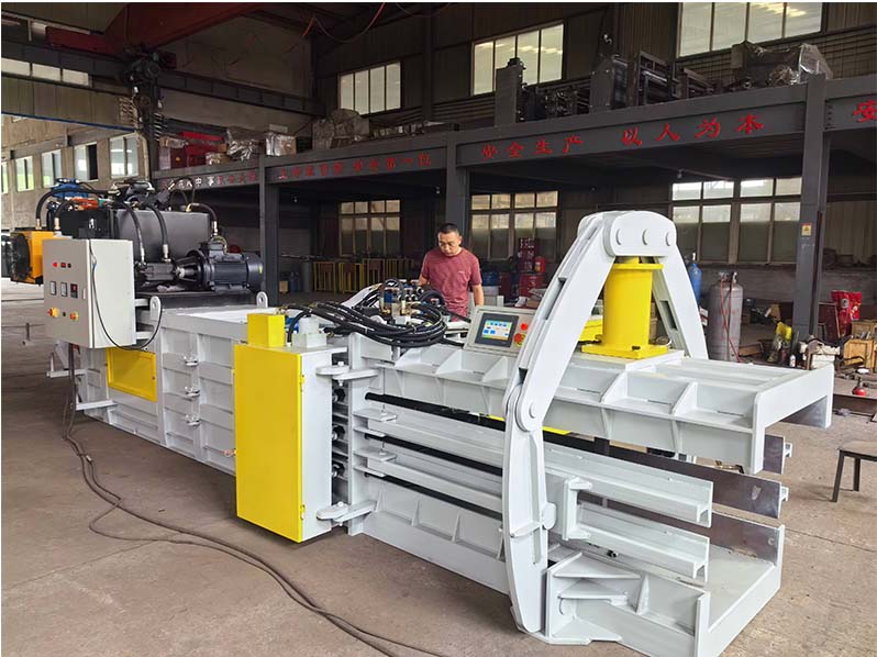 Professional and efficient waste paper packaging machine