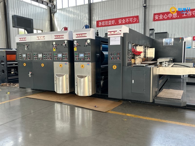Energy Saving 5 Color Automatic Flexo Printer Slotting Die Cutting Machine