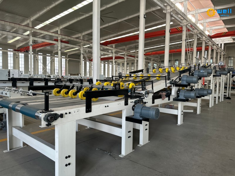 High Efficiency 5 Layer Hardboard Production Line with Auto Gluing