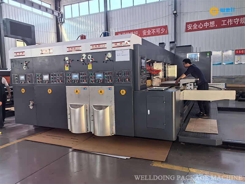 Automatic flexo printing slotting rotary die cutting machine Automatic flexo printing slotting rotary die cutting machine