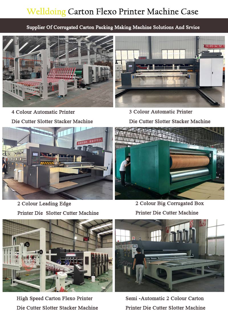 Auto flexo ink printing slotting die cutting machine Auto flexo ink printing slotting die cutting machine