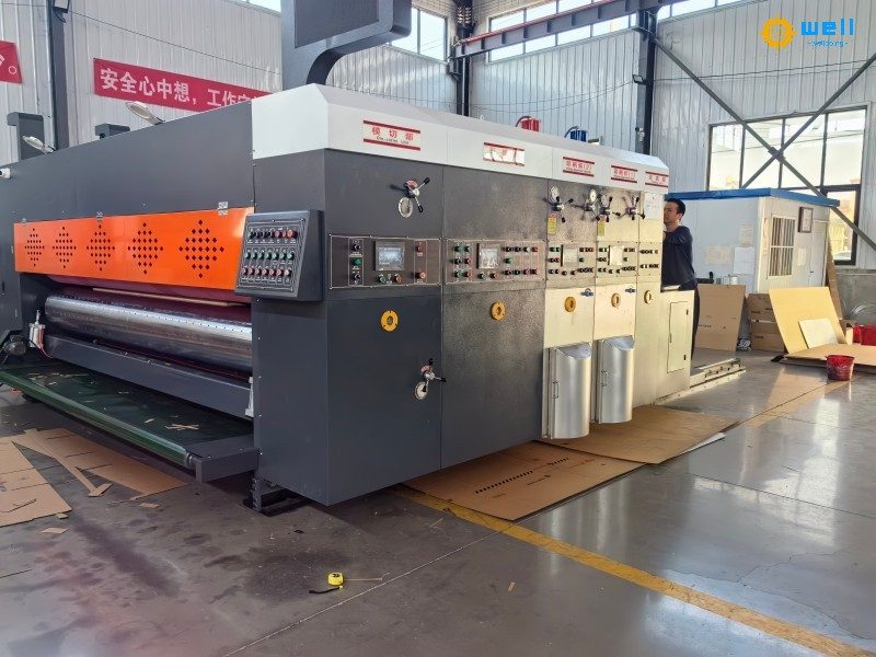 Carton flexo printing slotting die cutting machine
